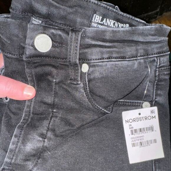 BLANKNYC Rib-cage Wide Leg Ripped Pant Jeans, Size 26, New with Tag MSRP $108 - Picture 5 of 10